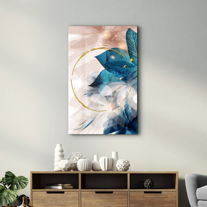 Wallity Pintura Decorativa de Vidrio Templado Multicolor 46 x 72 cm